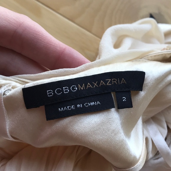 Champagne Cream Cocktail Dress - Picture 3 of 5